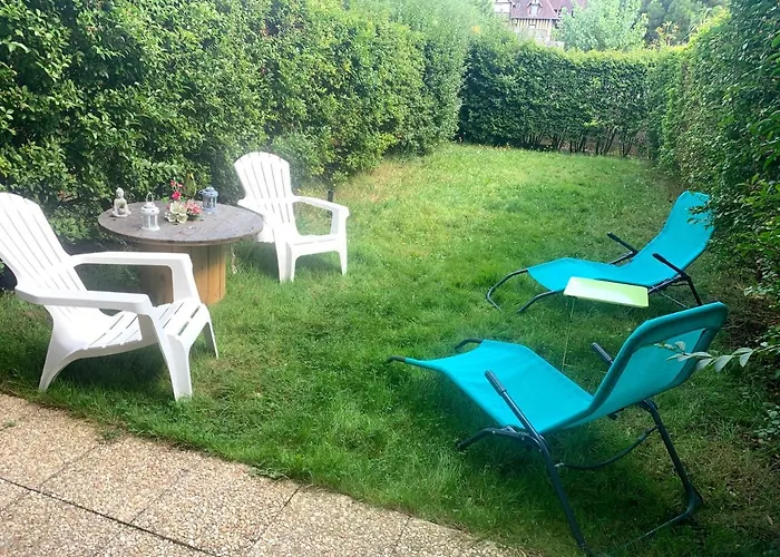 2 Pieces Avec Jardin Fleur Marine Bord De Mer Cabourg